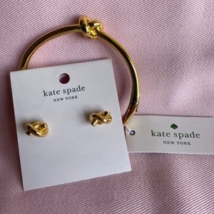 Kate Spade Sailors Knot Earring & Bracelet Set
